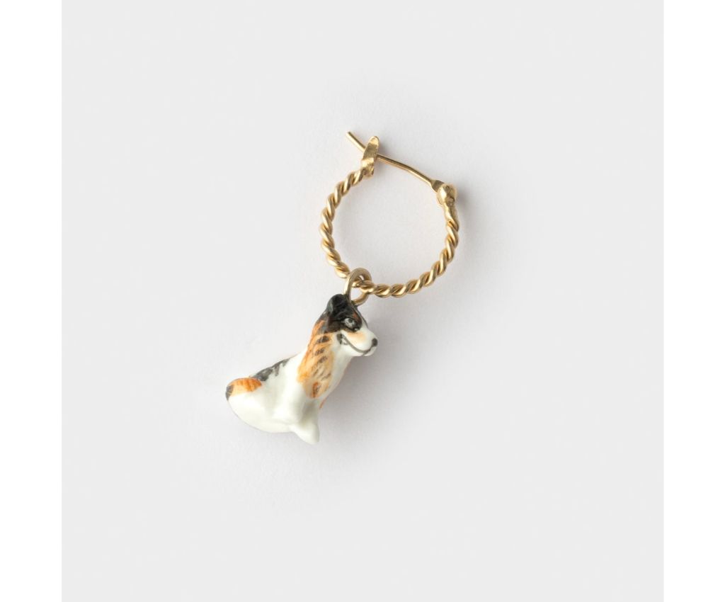 Australian Shepherd dog mini earring - Sold individually